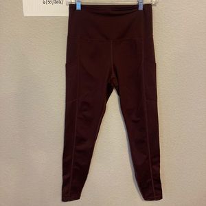 Burgundy love her shop size medium w pockets